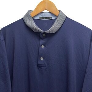 Greyson Men's Size XXL Navy Blue 2014 Mar Team Performance Golf Polo Shirt euc